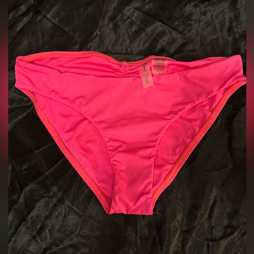 Beach Bunny Bikini Midi Bottom Hot Pink size medium only‎ bottoms